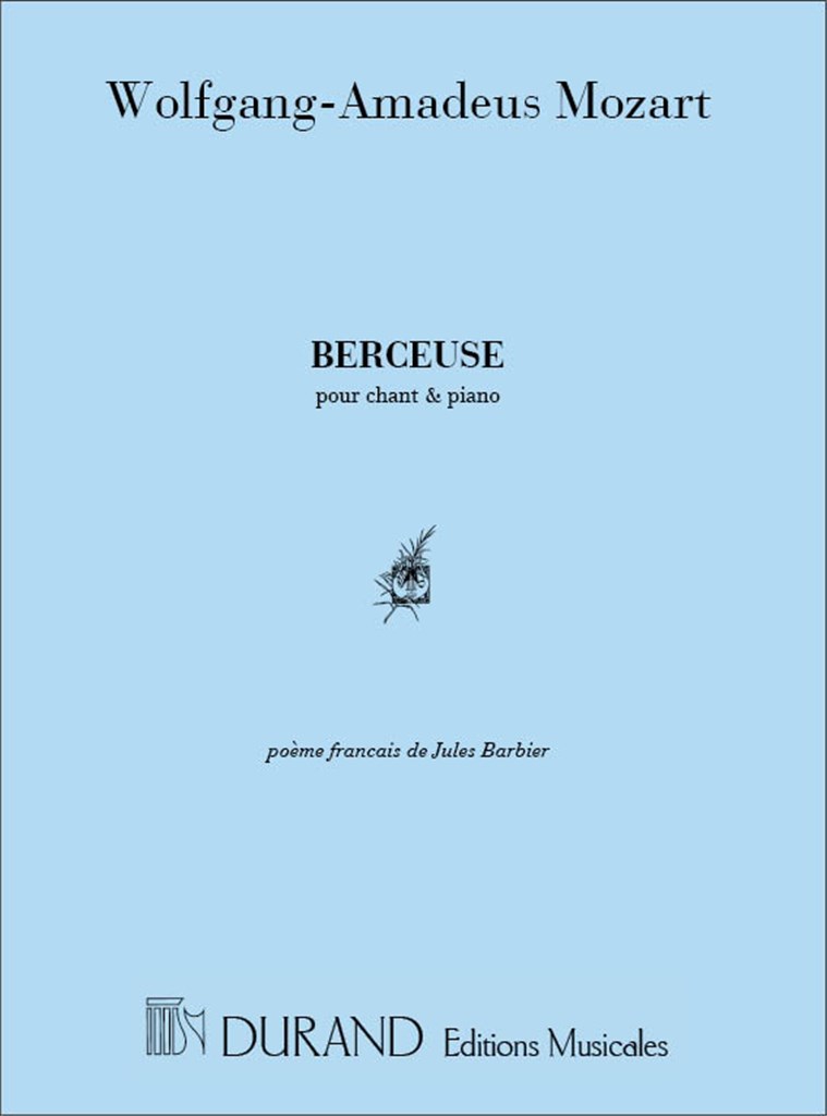 Berceuse Chant-Piano (Poeme De Jules Barbier